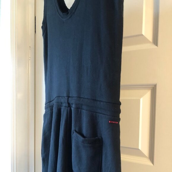 New n:PHILANTHROPY Opal Sleeveless Black Knit Drawstring Jumpsuit XS - Picture 6 of 9